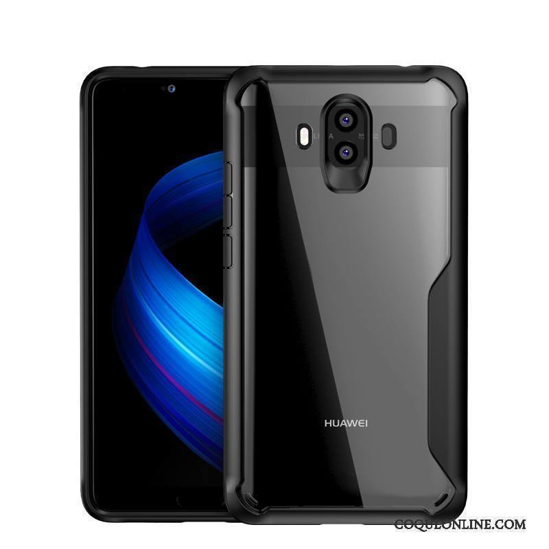 Huawei Mate 10 Fluide Doux Tout Compris Téléphone Portable Incassable Étui Noir Coque