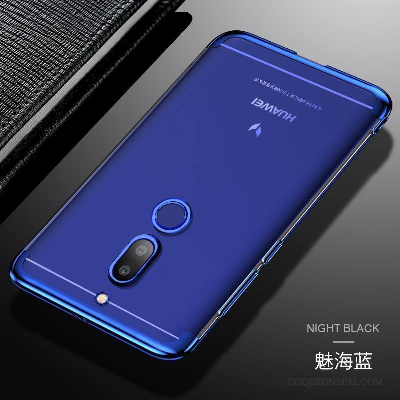 Huawei Mate 10 Lite Coque De Téléphone Incassable Étui Tout Compris Bleu Fluide Doux Silicone