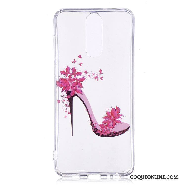 Huawei Mate 10 Lite Coque Ornements Suspendus Étui Protection Dessin Animé Rose Tout Compris Incassable