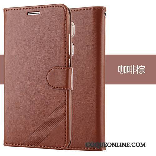 Huawei Mate 10 Lite Coque Étui Fluide Doux Marron De Téléphone Protection Clamshell