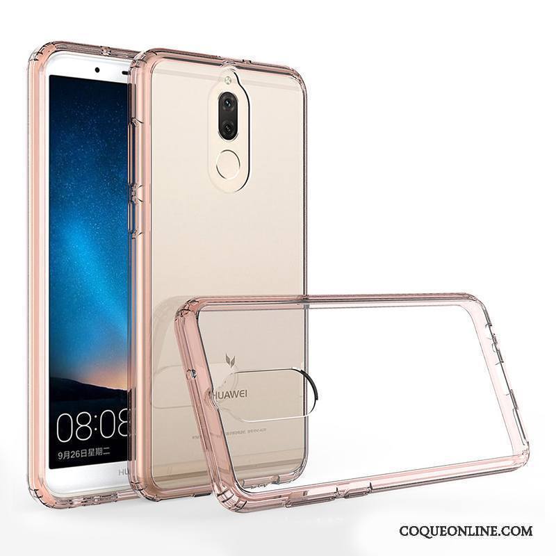 Huawei Mate 10 Lite Protection Rose Étui Border Coque De Téléphone