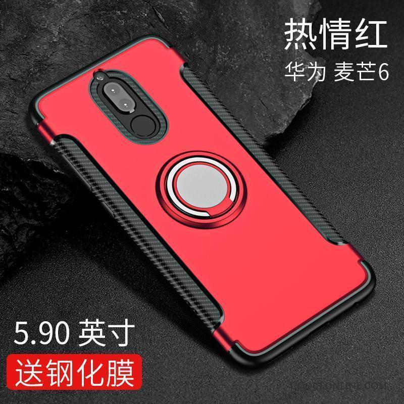 Huawei Mate 10 Lite Rouge Créatif Incassable Tout Compris Coque De Téléphone Étui