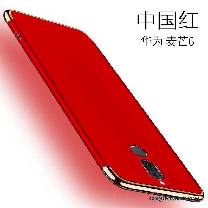 Huawei Mate 10 Lite Rouge Incassable Coque De Téléphone Protection Étui