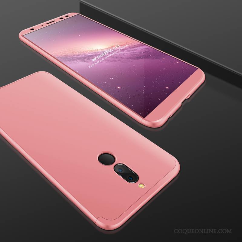 Huawei Mate 10 Lite Tout Compris Rose Incassable Délavé En Daim Jeunesse Coque De Téléphone