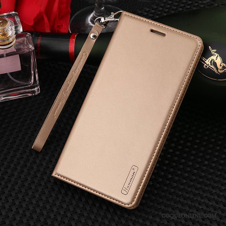 Huawei Mate 10 Lite Étui En Cuir Ornements Suspendus Incassable Protection Housse Cuir Véritable Coque De Téléphone