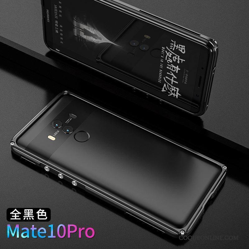 Huawei Mate 10 Pro Coque Étui Créatif Border Personnalité Protection Nouveau Noir
