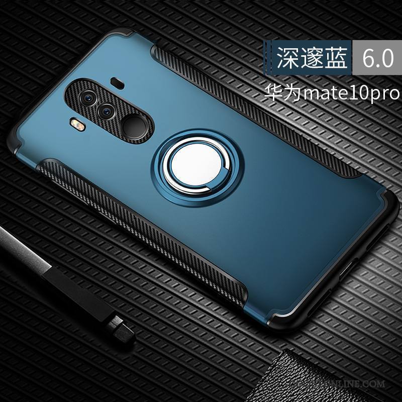 Huawei Mate 10 Pro Créatif Tout Compris Bleu Étui Incassable Coque De Téléphone Silicone