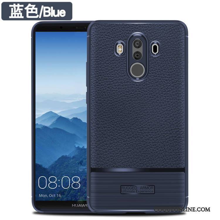 Huawei Mate 10 Pro Incassable Tout Compris Étui Bleu Coque De Téléphone Silicone