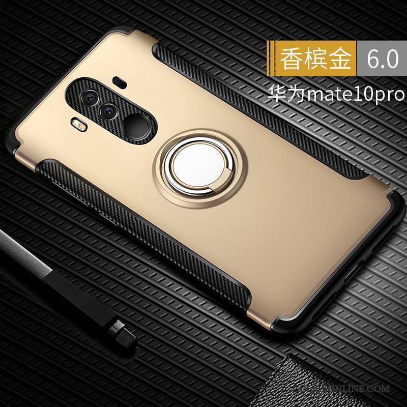 Huawei Mate 10 Pro Étui Créatif Silicone Tout Compris Or Coque De Téléphone Incassable