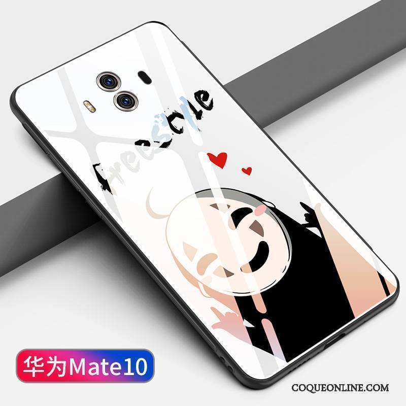 Huawei Mate 10 Tout Compris Miroir Verre Créatif Personnalité Coque De Téléphone Étui