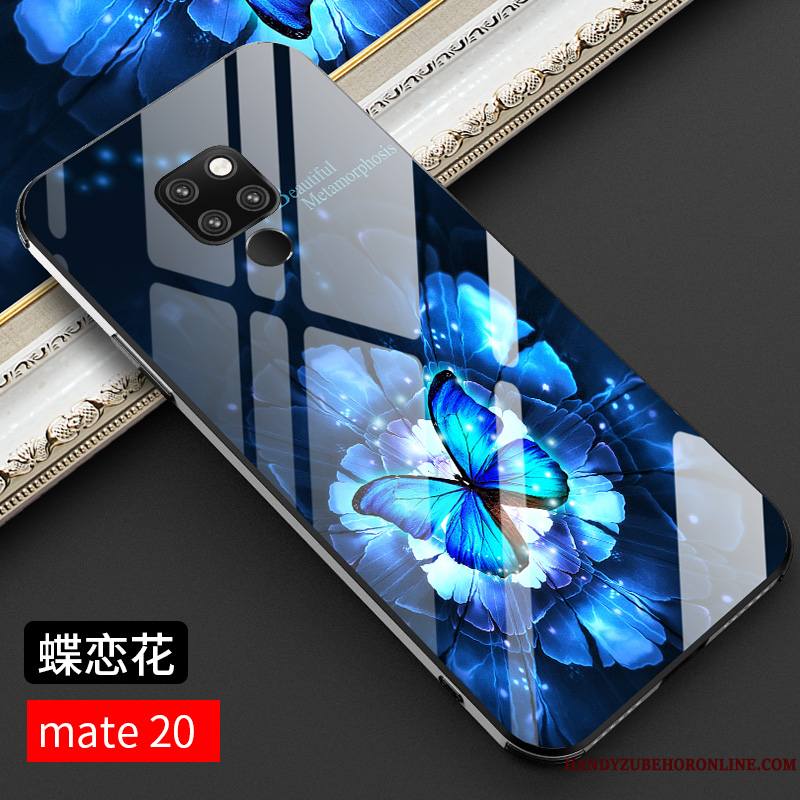 Huawei Mate 20 Coque Verre Créatif Célébrité Protection Très Mince Tout Compris Marque De Tendance