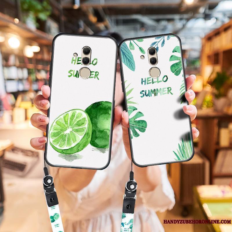 Huawei Mate 20 Lite Protection Étui Coque De Téléphone Fluide Doux Vert Personnalité