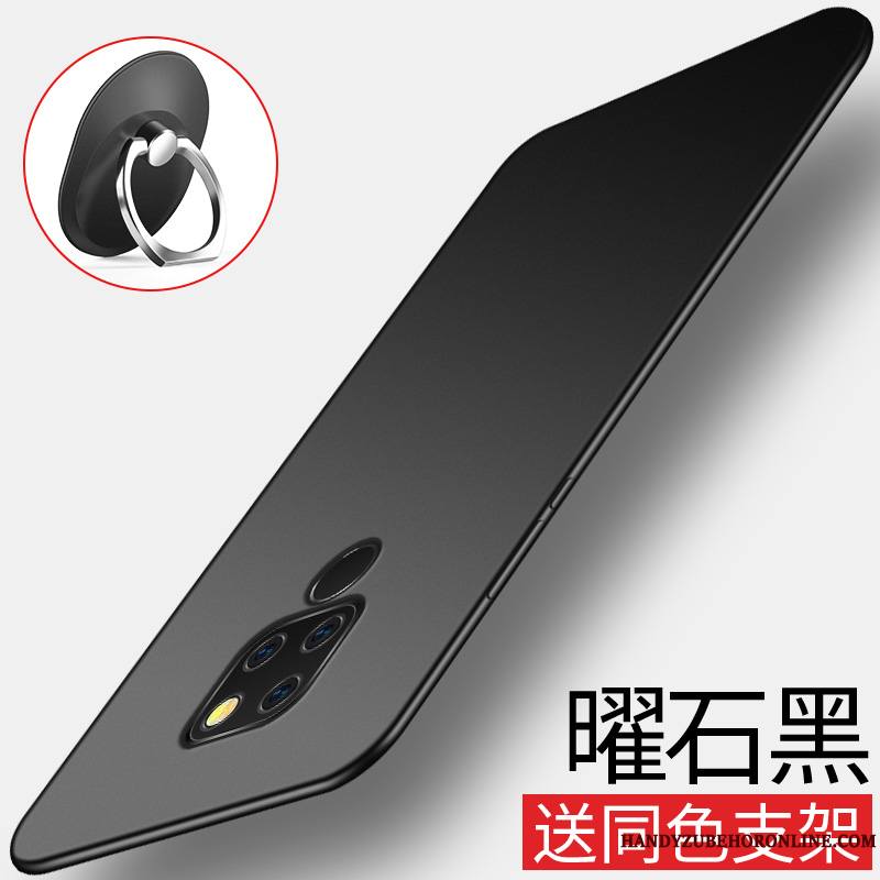 Huawei Mate 20 Noir Silicone Incassable Coque De Téléphone Créatif Protection Délavé En Daim