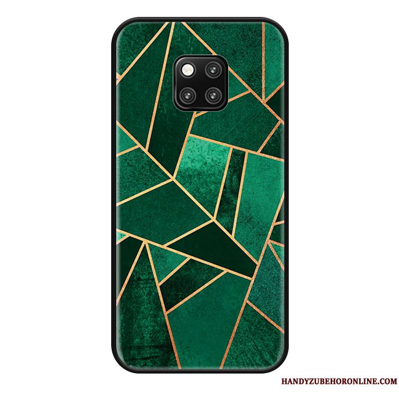 Huawei Mate 20 Pro Créatif Frais Étui Géométrie Blanc Protection Coque De Téléphone