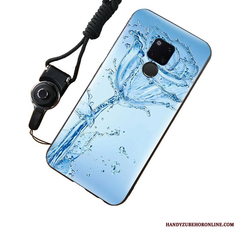 Huawei Mate 20 X Fluide Doux Nouveau Gaufrage Marque De Tendance Coque De Téléphone Créatif Silicone