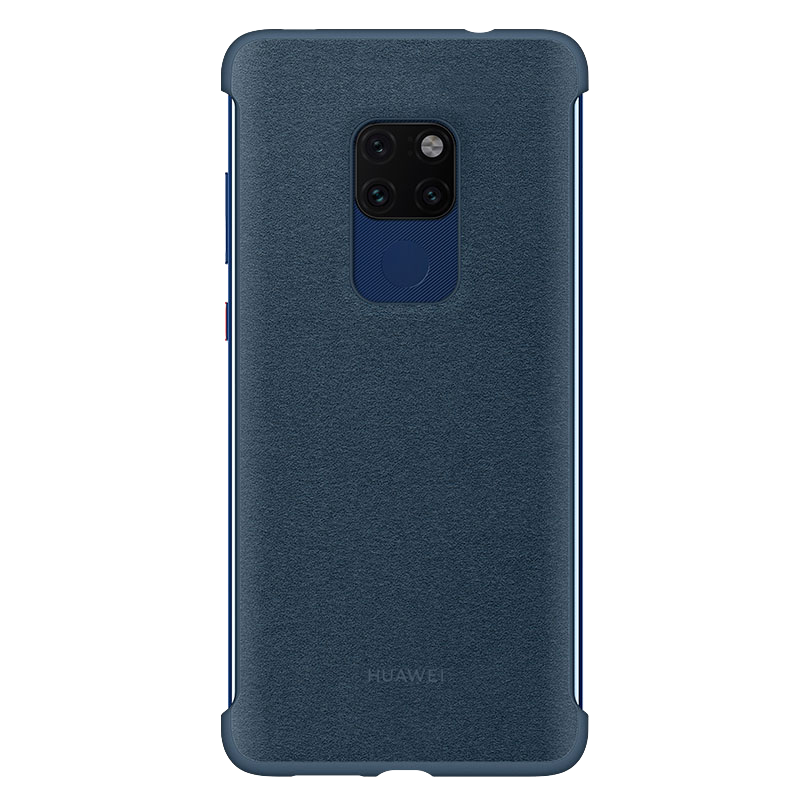 Huawei Mate 20 X Magnétisme Coque Cuir Téléphone Portable Bleu Étui À Bord