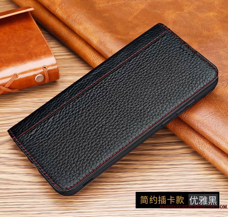 Huawei Mate 30 Pro Étui En Cuir Protection Housse Coque De Téléphone Modèle Fleurie Litchi Cuir Haut