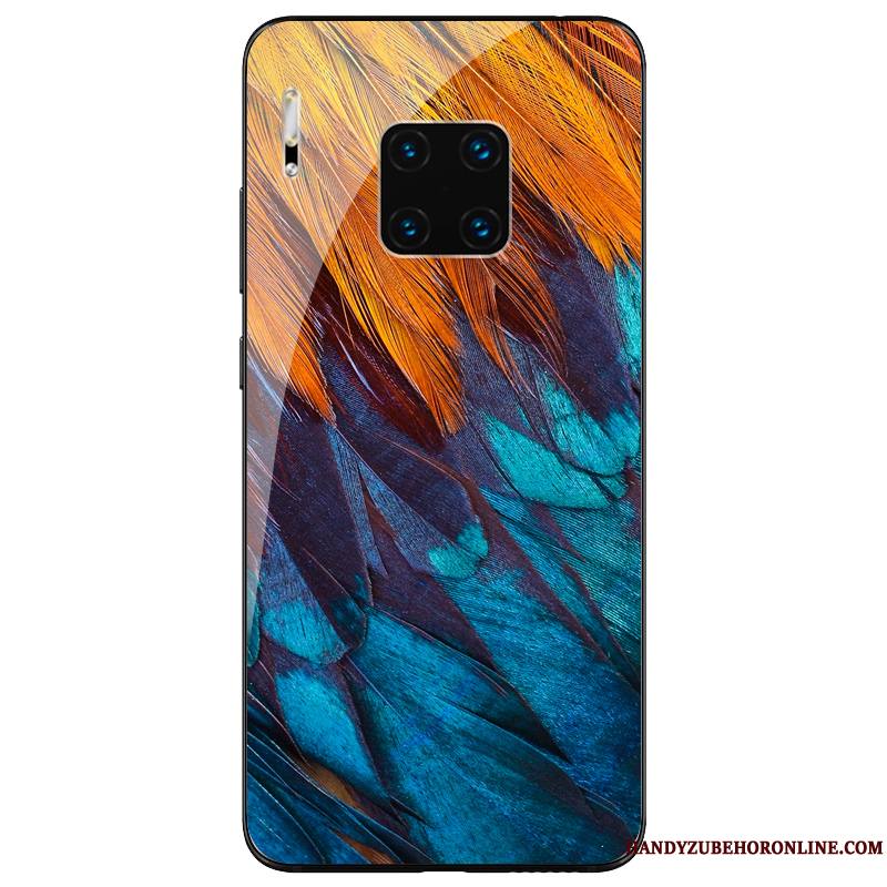 Huawei Mate 30 Rs Verre Silicone Tout Compris Incassable Coque De Téléphone Bleu Personnalité