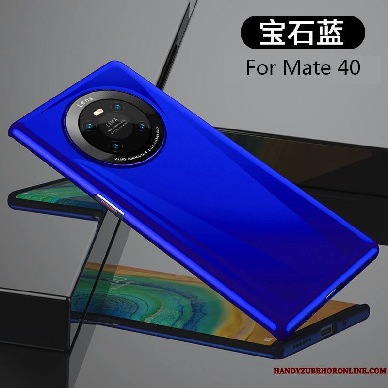 Huawei Mate 40 Personnalité Nouveau Créatif Miroir Coque De Téléphone Bleu Tout Compris