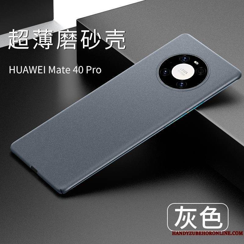 Huawei Mate 40 Pro Tout Compris Très Mince Légères Gris Incassable Nouveau Coque