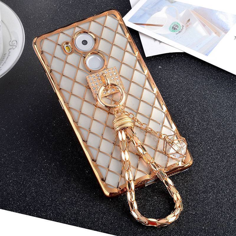 Huawei Mate 8 Coque Protection Strass Ornements Suspendus Silicone Étui Fluide Doux Personnalité