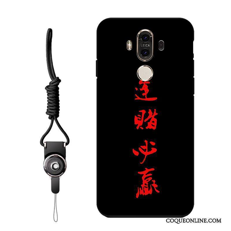 Huawei Mate 8 Tendance Étui Créatif Gaufrage Noir Personnalité Coque De Téléphone