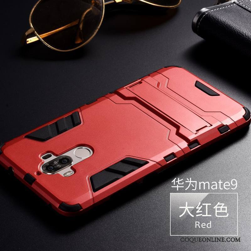 Huawei Mate 9 Coque De Téléphone Rouge Étui Silicone Tout Compris Incassable Tendance