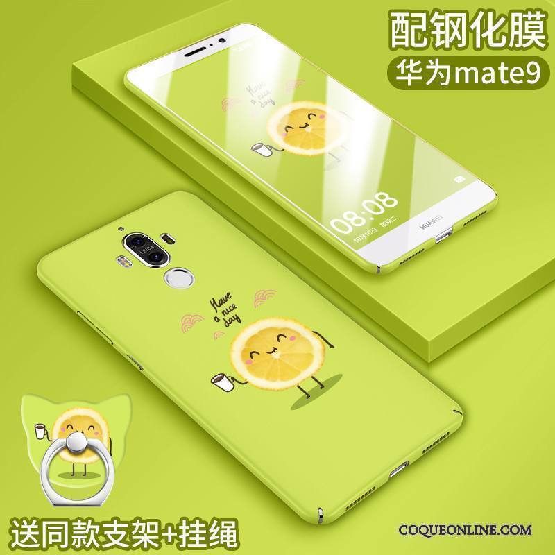Huawei Mate 9 Coque Tout Compris Vert Silicone Créatif Personnalité Dessin Animé Étui