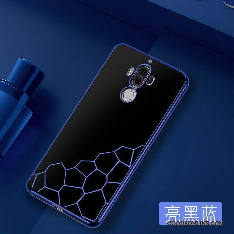 Huawei Mate 9 Coque Étui Tout Compris Protection Bleu Créatif Personnalité Incassable