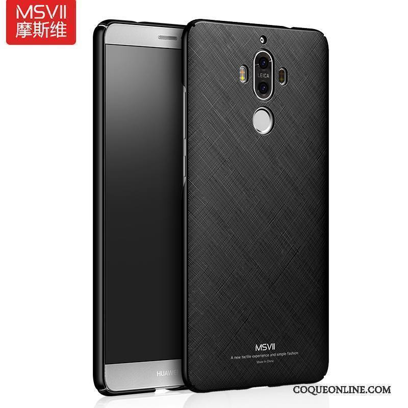 Huawei Mate 9 Modèle Fleurie Étui Noir Incassable Coque Protection De Téléphone