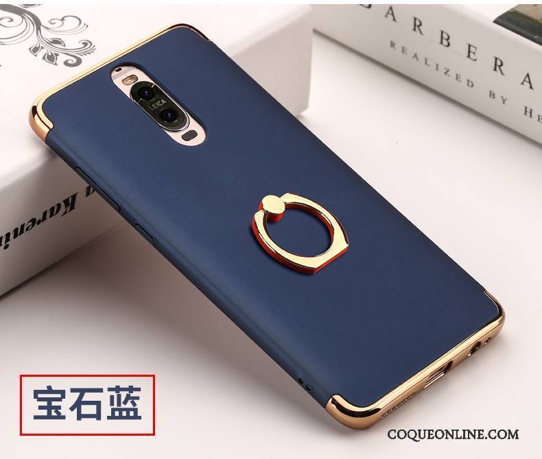 Huawei Mate 9 Pro Coque De Téléphone Métal Difficile Bleu