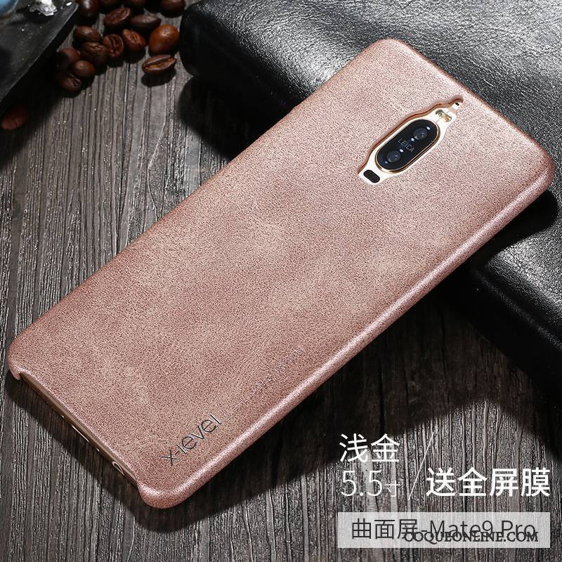 Huawei Mate 9 Pro Coque De Téléphone Protection Incassable Nouveau Très Mince Étui Or