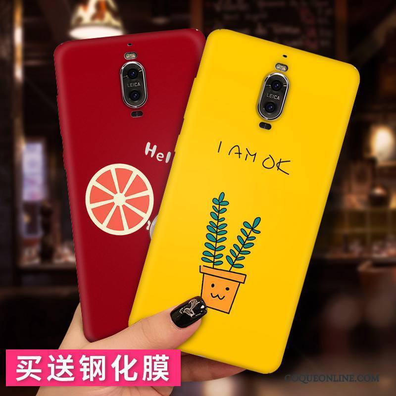 Huawei Mate 9 Pro Coque Difficile Créatif Nouveau Silicone Personnalité Tout Compris Jaune