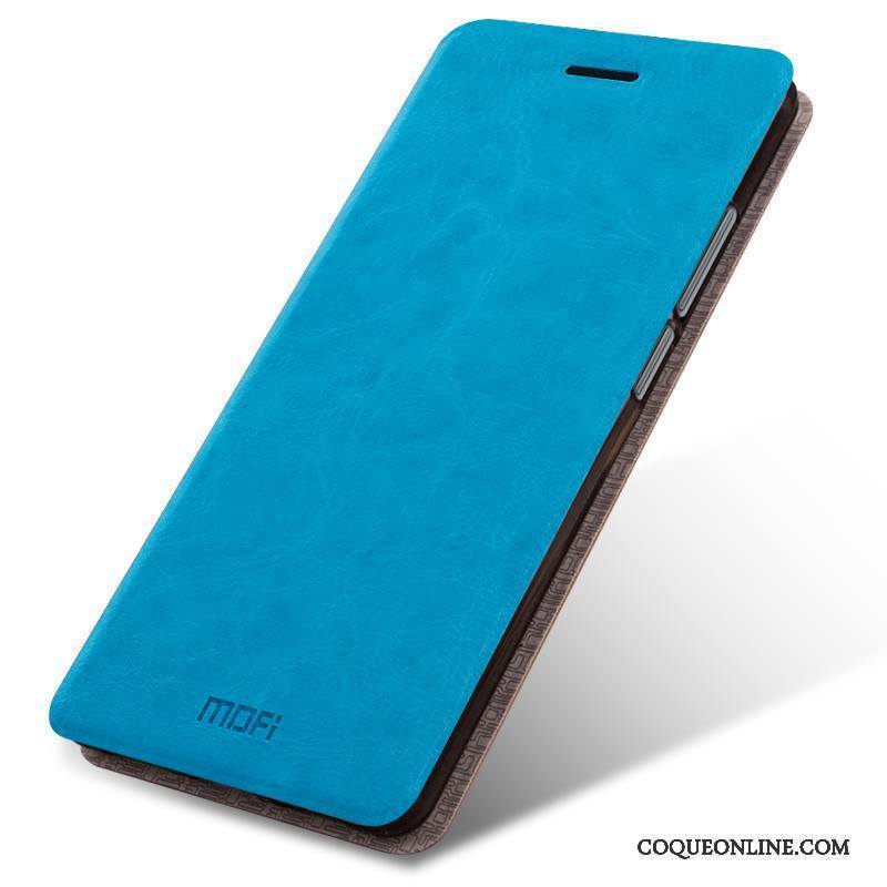 Huawei Mate 9 Pro Coque Housse Téléphone Portable Bleu Clair Plier Étui Étui En Cuir