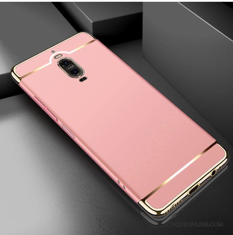 Huawei Mate 9 Pro Métal Border Rose Coque Personnalité Téléphone Portable Créatif