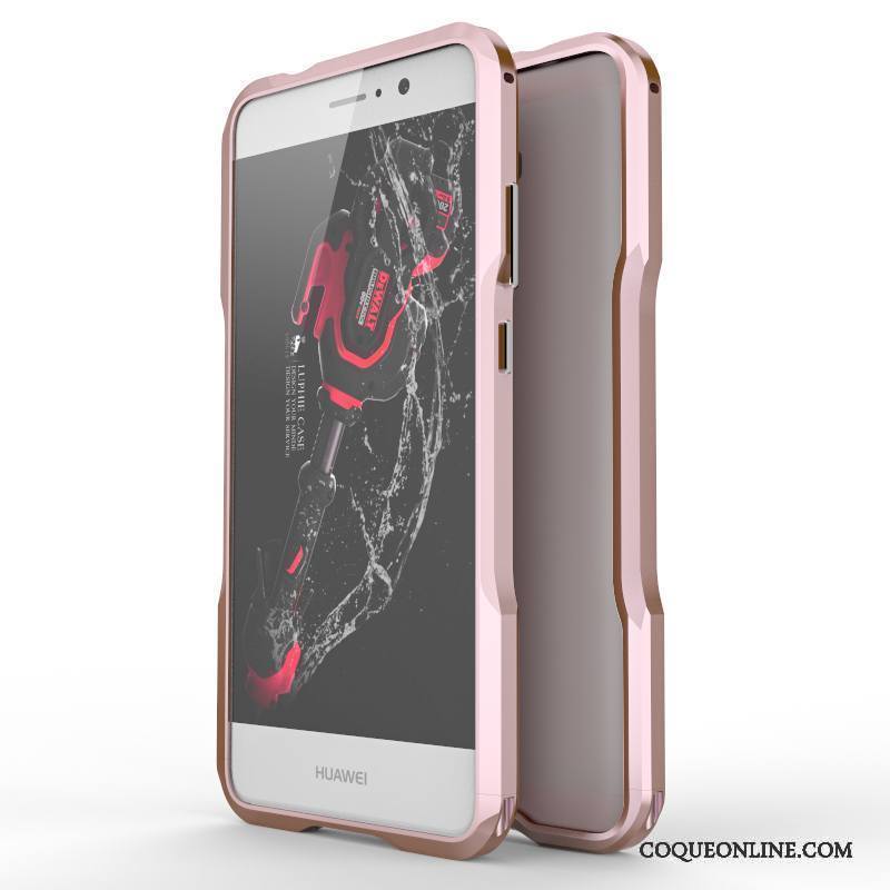 Huawei Mate 9 Protection Métal Coque De Téléphone Border Rose