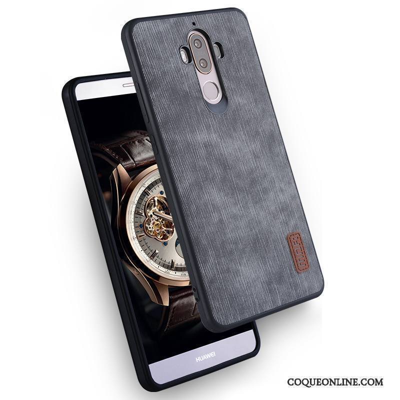 Huawei Mate 9 Protection Étui Silicone Gris Tout Compris Incassable Coque De Téléphone