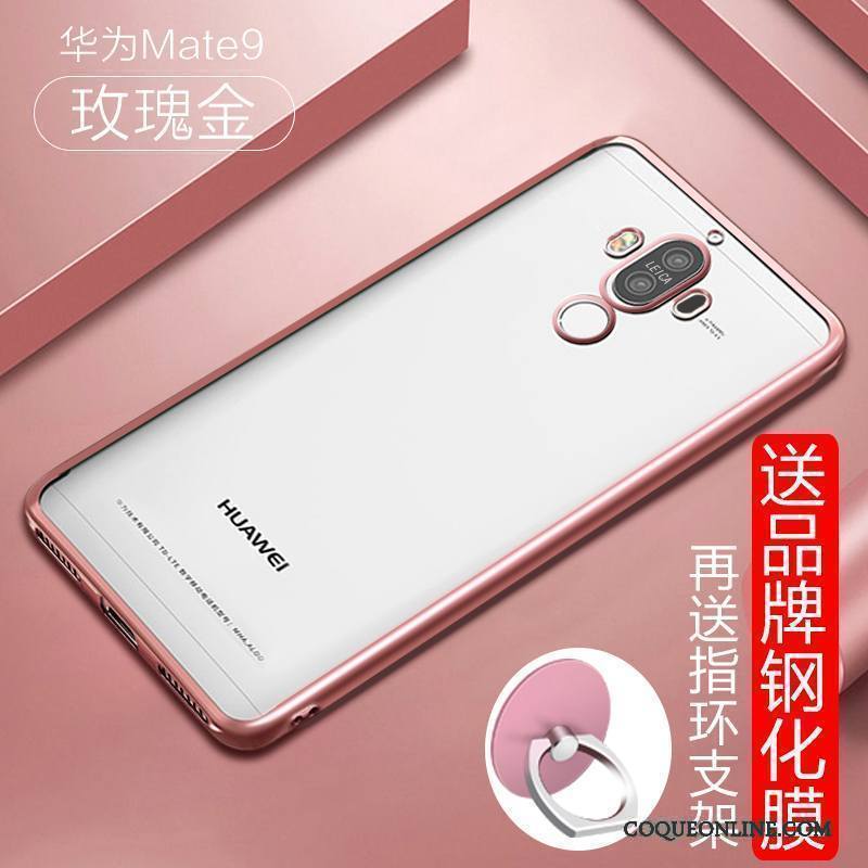 Huawei Mate 9 Rose Personnalité Créatif Silicone Coque De Téléphone Étui Transparent