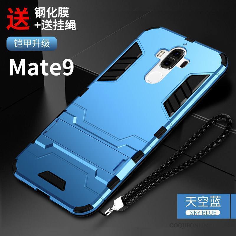 Huawei Mate 9 Étui Coque De Téléphone Téléphone Portable Tout Compris Silicone Personnalité Bleu Clair