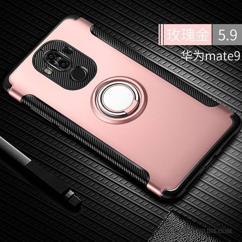 Huawei Mate 9 Étui Silicone Coque De Téléphone Créatif Tout Compris Rose Incassable