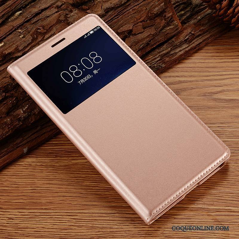 Huawei Mate S Coque De Téléphone Téléphone Portable Étui En Cuir Clamshell Rose