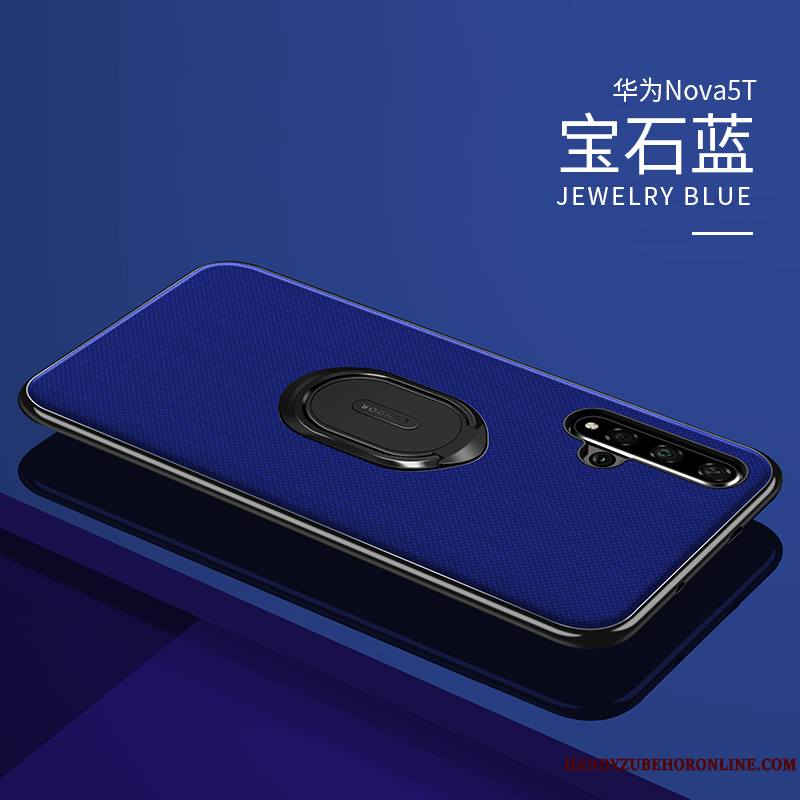 Huawei Nova 5t Créatif Protection Très Mince Coque De Téléphone Incassable Tout Compris Bleu