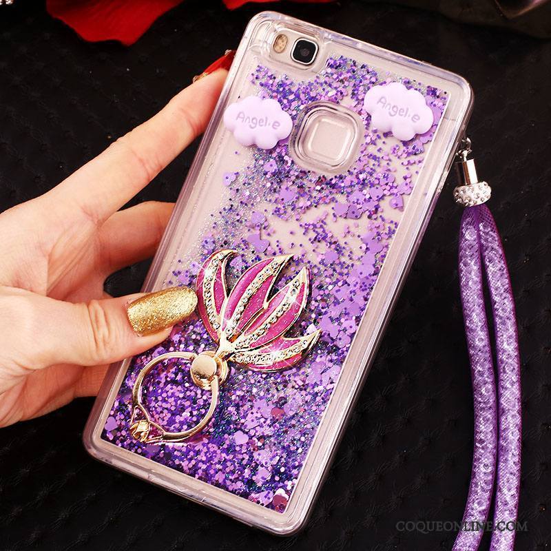 Huawei Nova Coque De Téléphone Tout Compris Violet Quicksand Étui Incassable