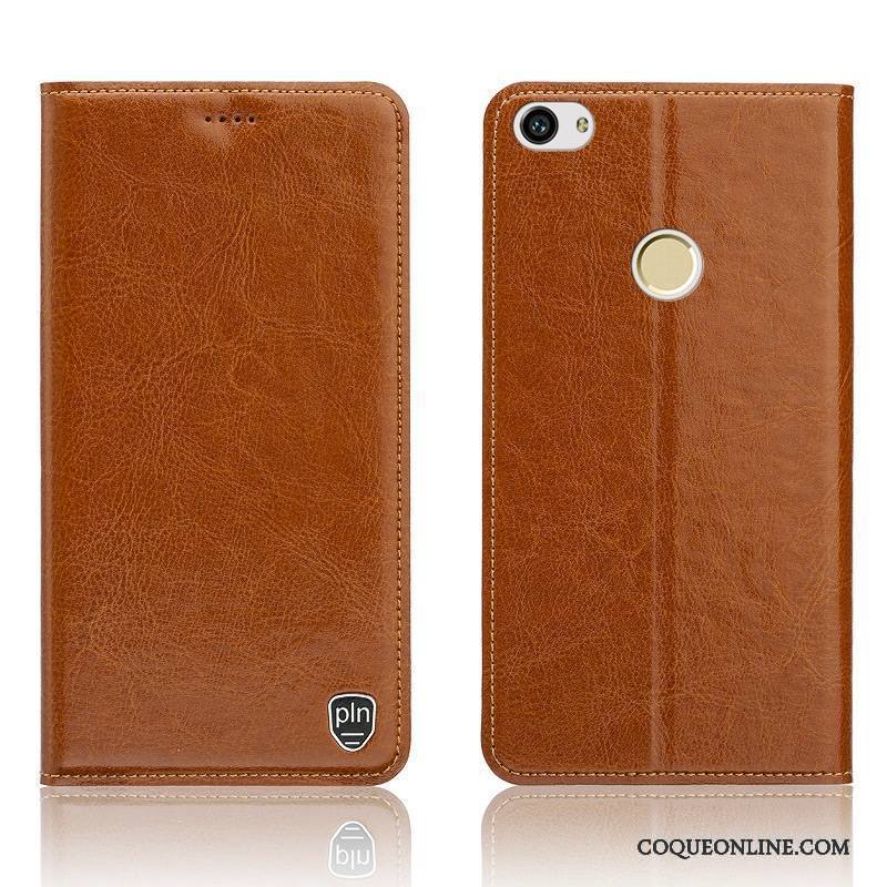 Huawei Nova Coque Marron Téléphone Portable Modèle Fleurie Housse Jeunesse Étui En Cuir Protection