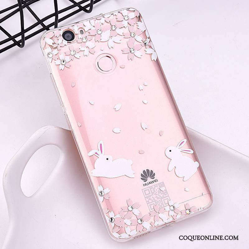 Huawei Nova Jeunesse Rose Fluide Doux Silicone Coque De Téléphone