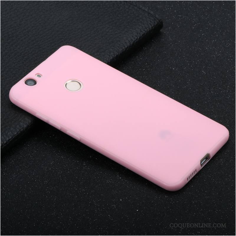 Huawei Nova Protection Silicone Rose Délavé En Daim Coque De Téléphone Étui Créatif