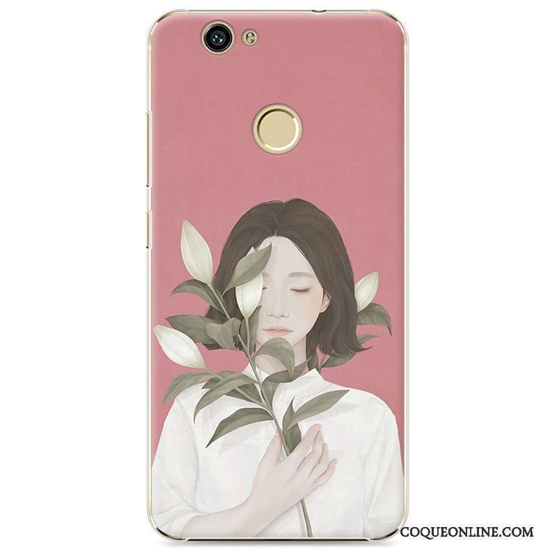 Huawei Nova Étui Coque Incassable Rose Difficile De Téléphone Petit