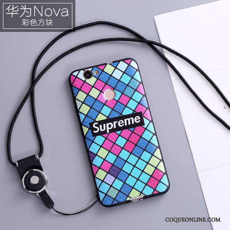 Huawei Nova Étui Protection Multicolore Silicone Jeunesse Coque De Téléphone Charmant