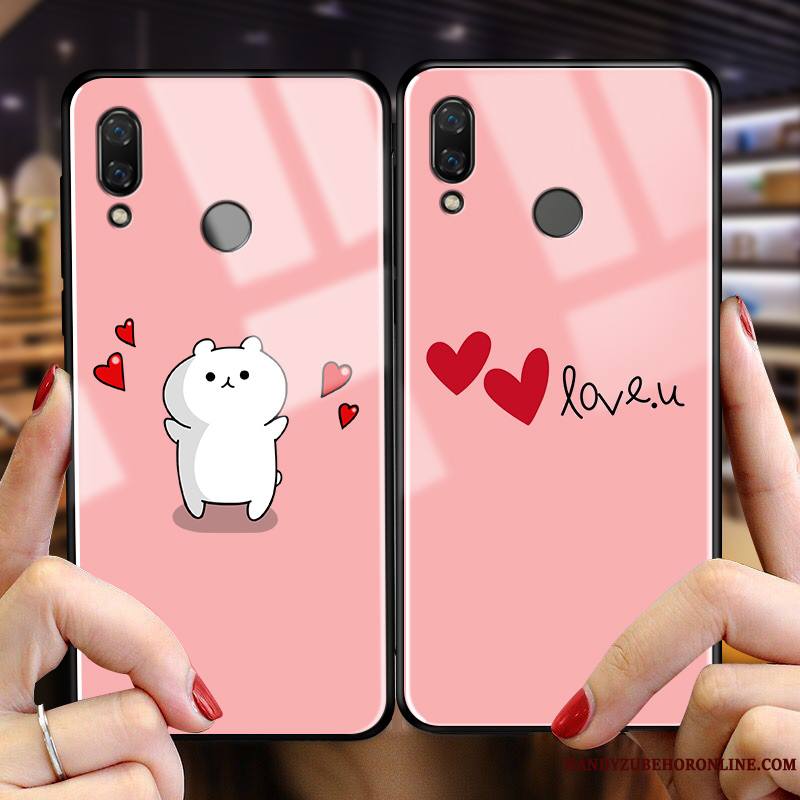 Huawei P Smart 2019 Créatif Nouveau Coque De Téléphone Rose Protection Dessin Animé Tout Compris