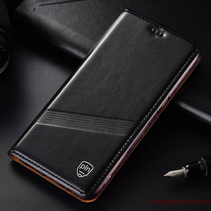 Huawei P Smart 2019 Noir Protection Tout Compris Coque De Téléphone Étui En Cuir Modèle Fleurie Téléphone Portable